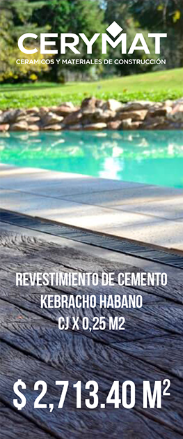 Revestimiento de cemento Kebracho Habano Cj X 0,25 M2
