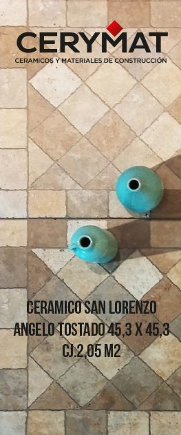 Ceramico San Lorenzo Angelo Tostado 45,3X45,3 Cj.2,05 M2