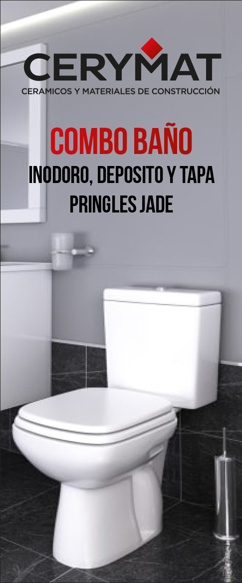 Combo Inodoro Deposito y Tapa Pringles Jade
