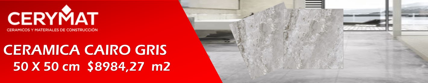 Cerámico Carigo Gris 50 x 50 cj. 2.25 m2