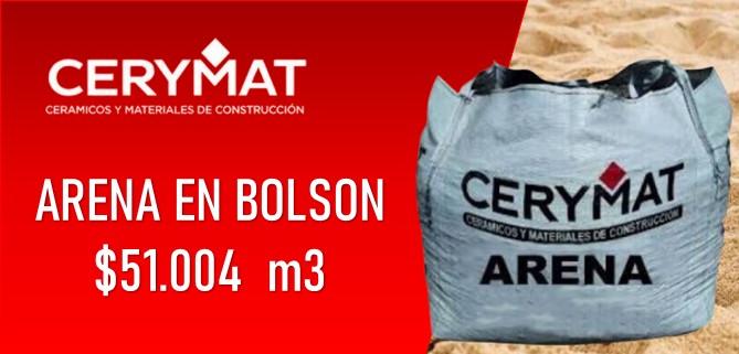 Arena en bolsón 1 m3