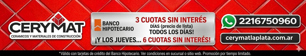 Promo Hipotecario 3 y 6 cuotas