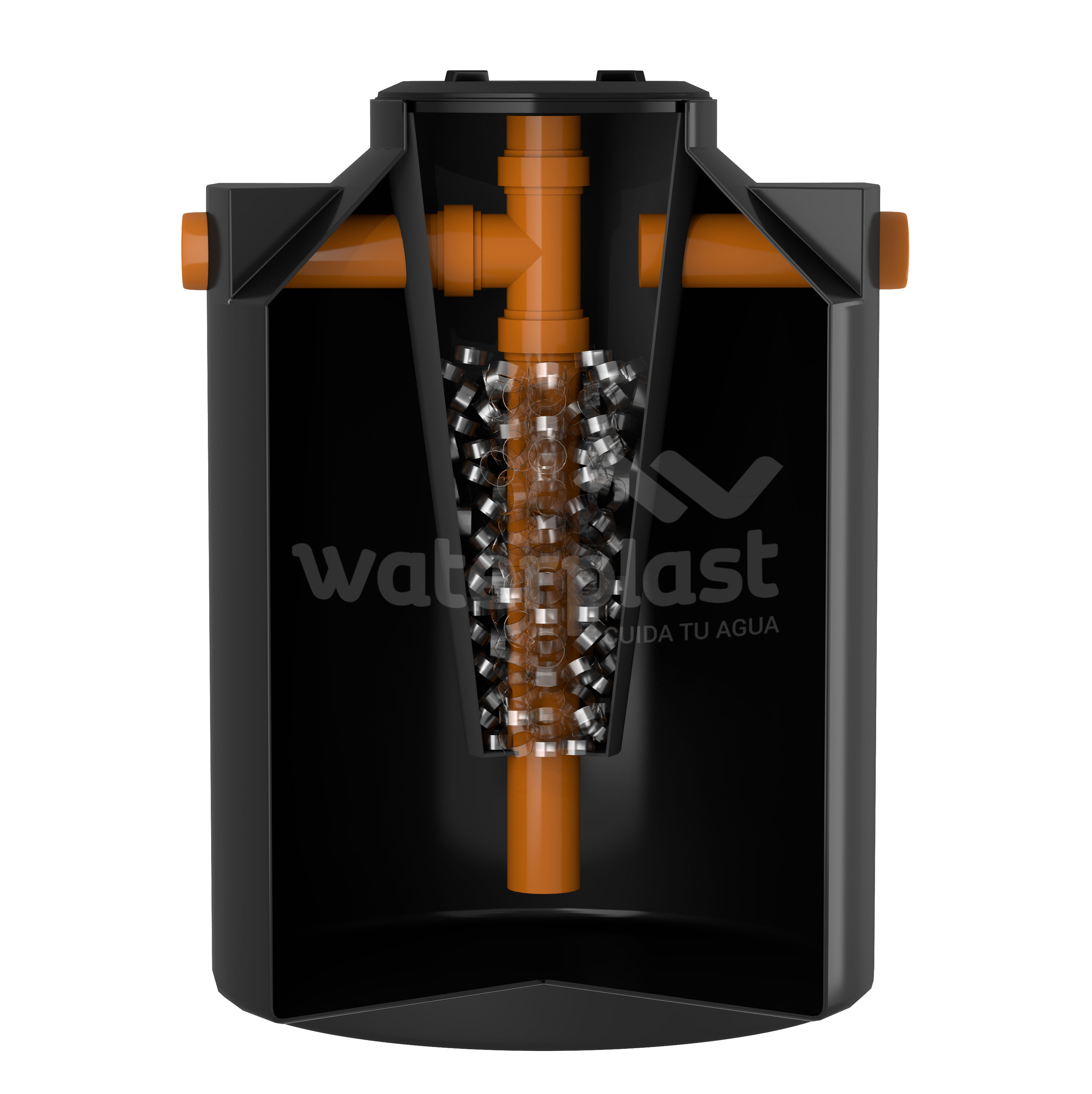 Tanque Biodigestor 600 Lts Waterplast