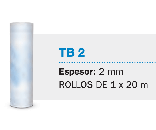 Fieltro Isolant Tb2 2 mm X 20 M