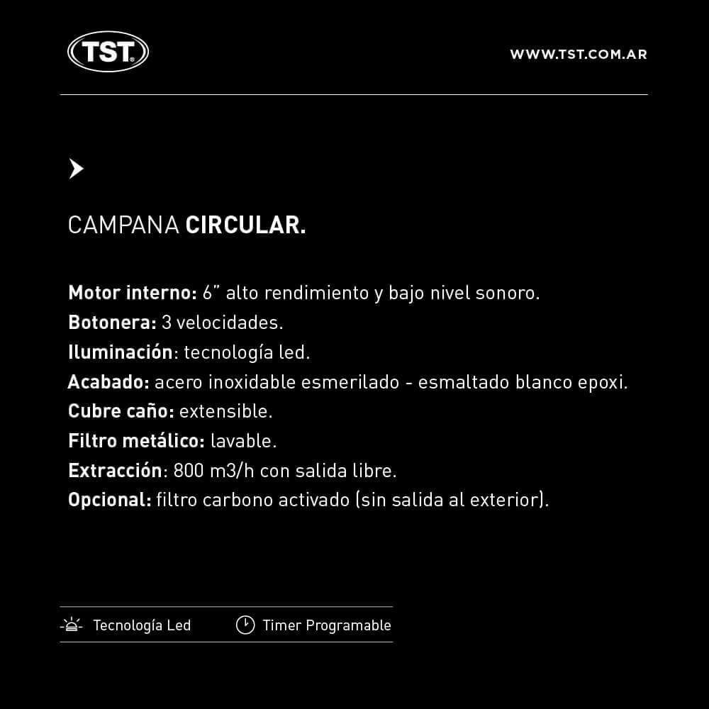 Campana TST Circular 60 cm