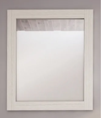 Espejo Schneider Marco 80 cm Blanco Texturado